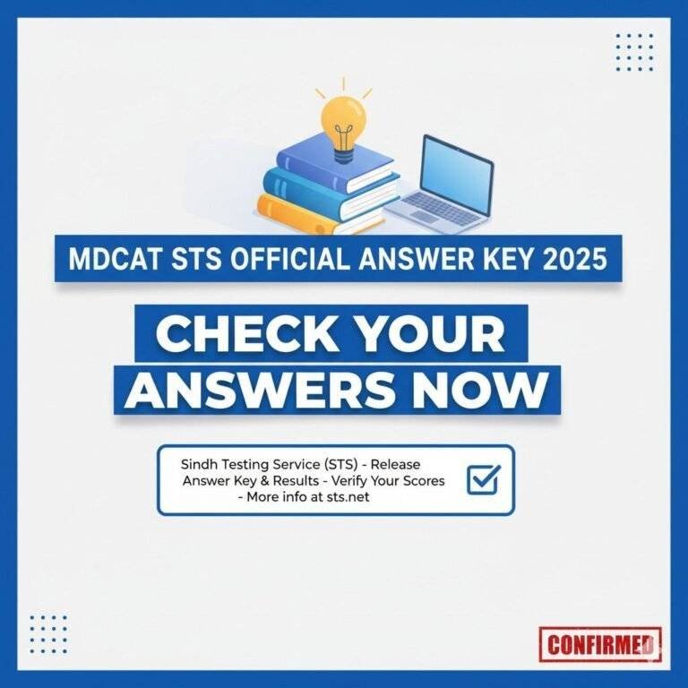 MDCAT STS Answer Key 2025 – Check Your Answers Now!