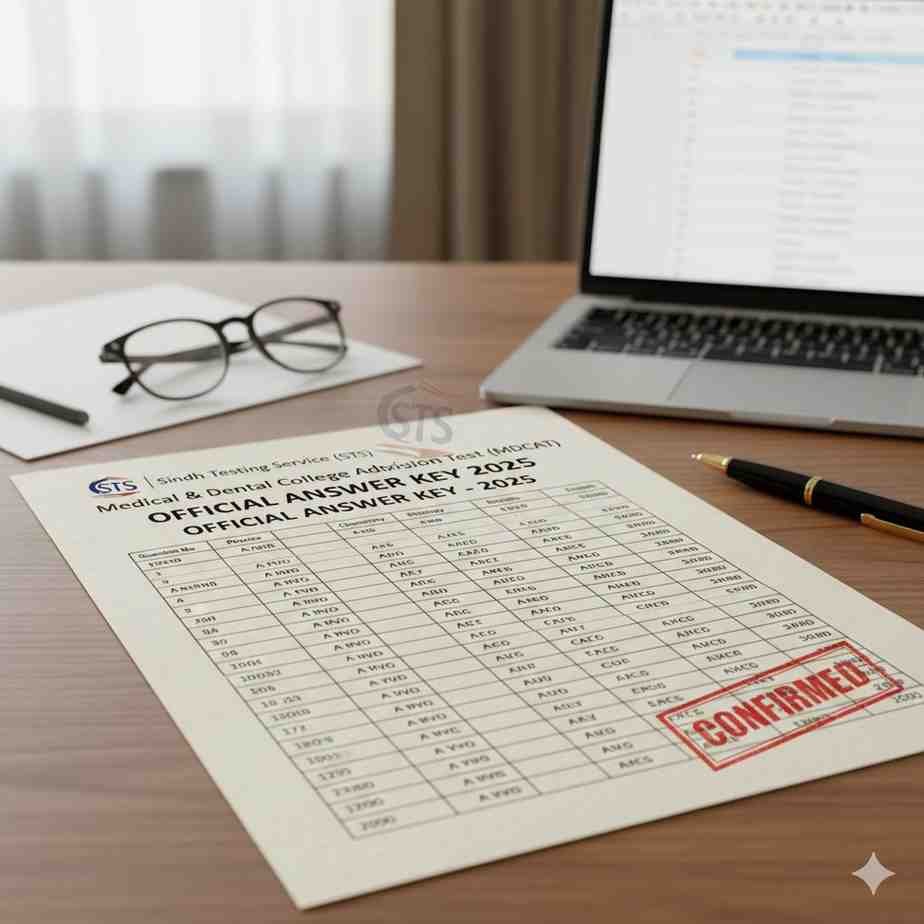 MDCAT STS Official Answer Key 2025