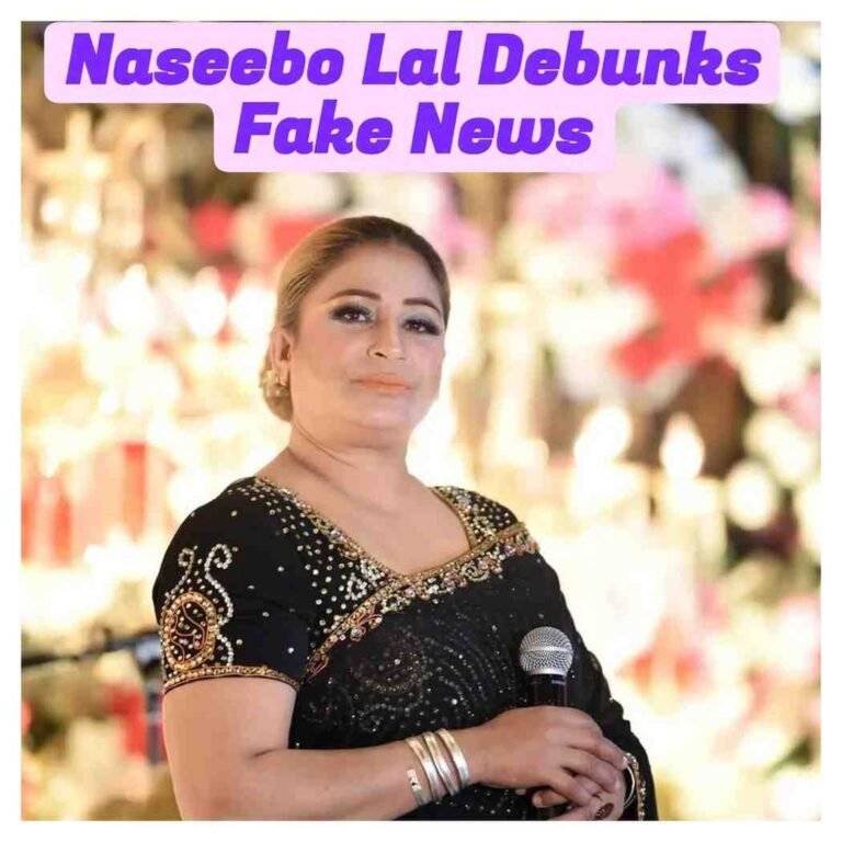 Naseebo Lal Debunks Fake News: Welcomes Grandchild