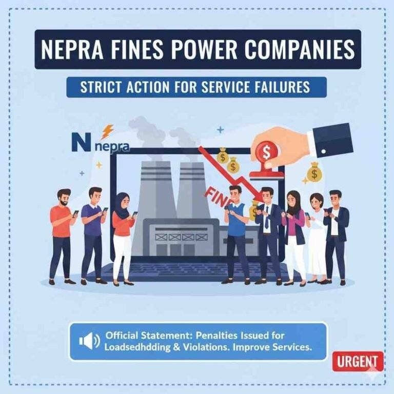Nepra Fines Power Companies