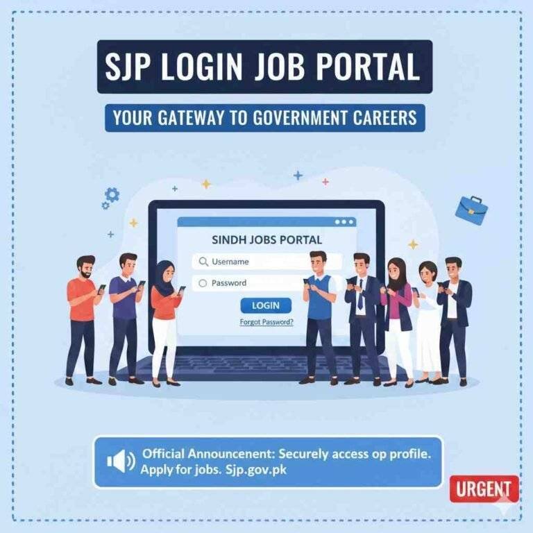 SJP Login Sindh Job Portal