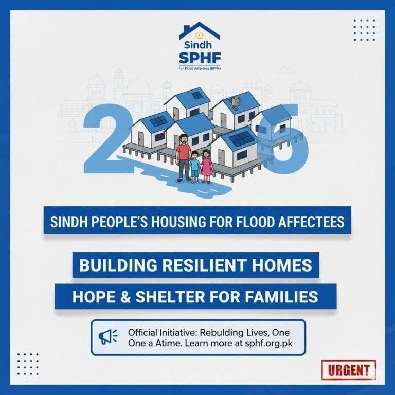 Sindh People's Housing for Flood Affectees (SPHF)