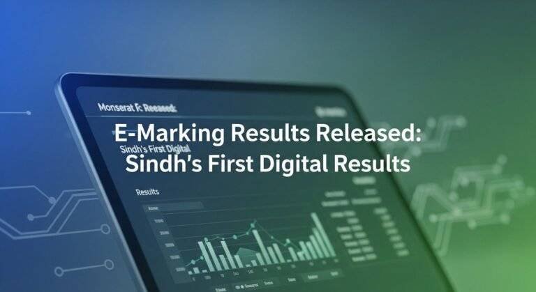 E-Marking Results Released Sindh First Digital Results