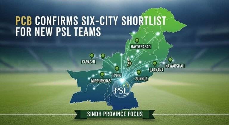 PCB confirms six-city shortlist for two new PSL teams