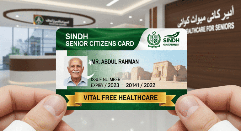 Sindh Senior Citizens Card: Vital Free Healthcare