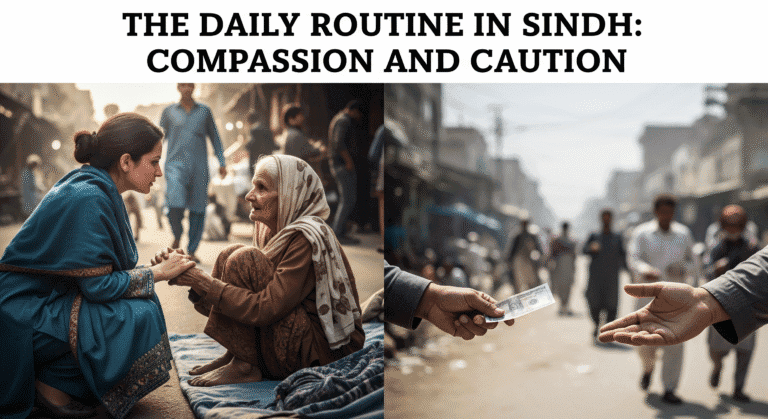 Be sympathetic to people, but don't give money without asking. 80 percent of cases have become a daily routine in sindh