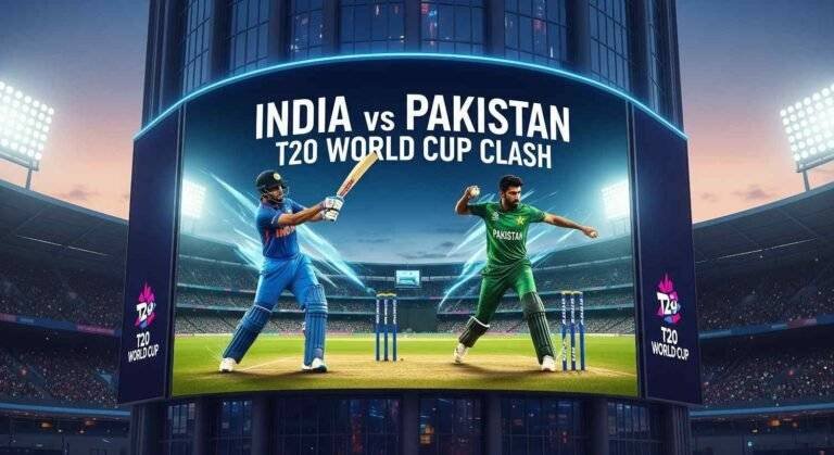 India vs Pakistan T20 World Cup Clash Stunning Matchup Announced