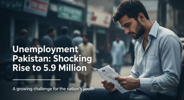 Unemployment Pakistan: Shocking Rise to 5.9 Million
