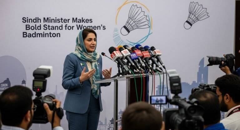 Sindh Minister Makes a Bold Stand for Women’s Badminton