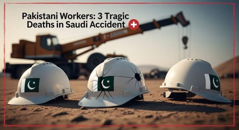 Pakistani Workers: 3 Tragic Deaths in Saudi Accident