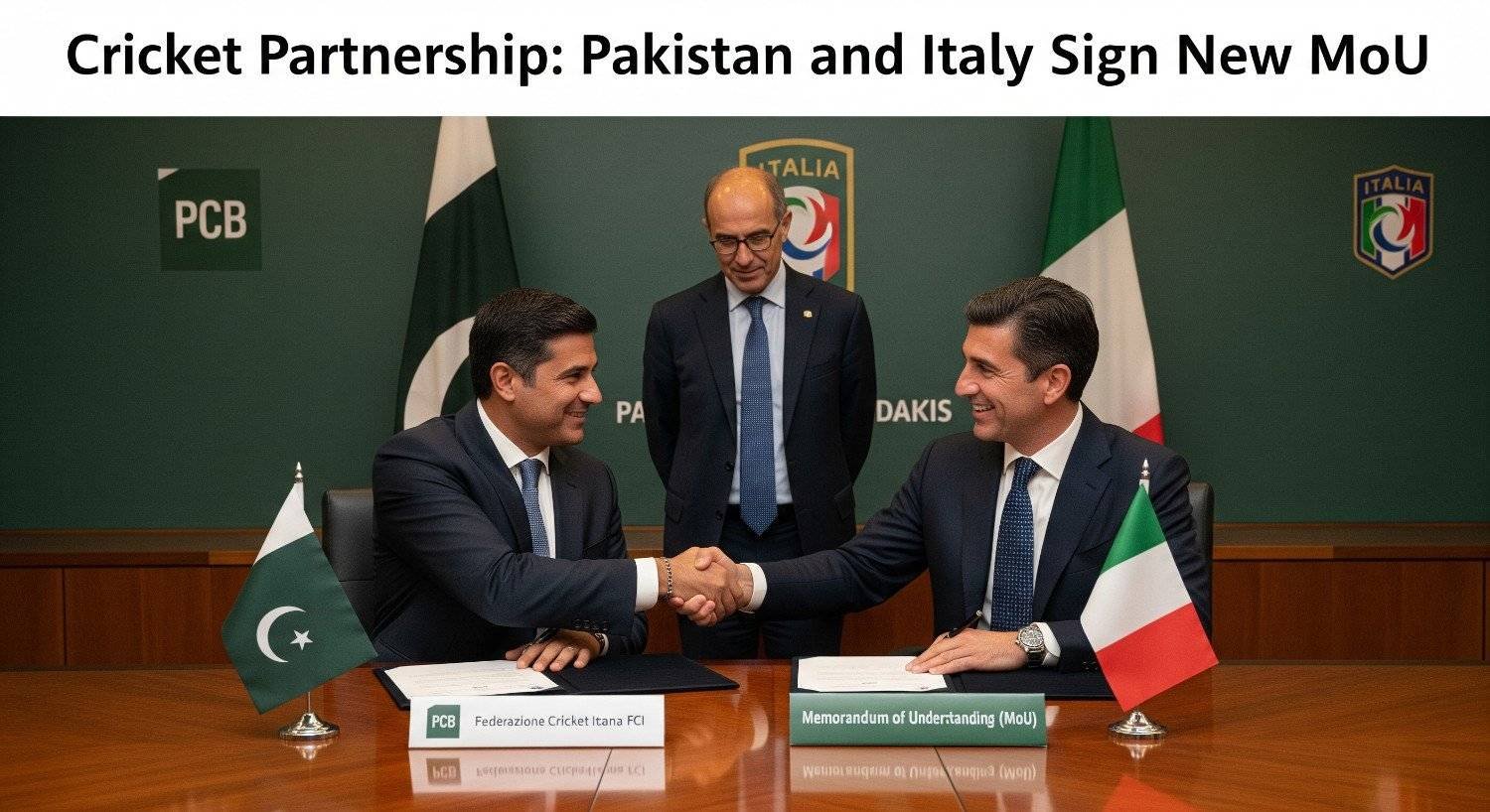 Cricket Partnership: Pakistan and Italy Sign New MoU