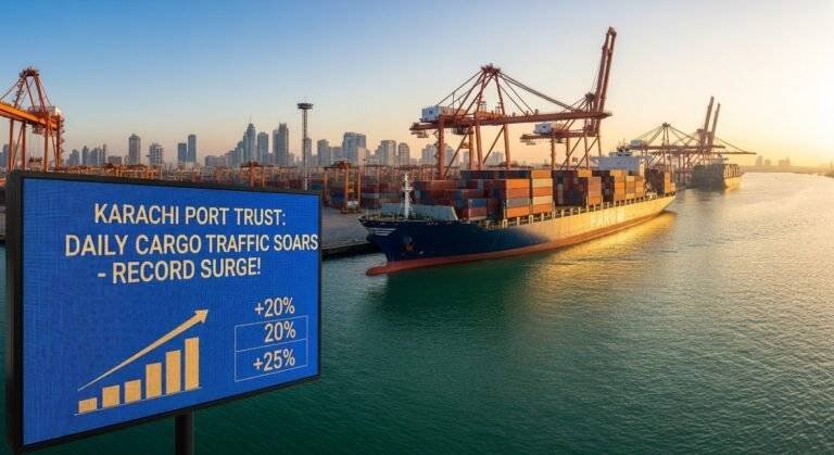 Cargo Traffic Soars: Karachi Port Trust Records Big Daily Surge