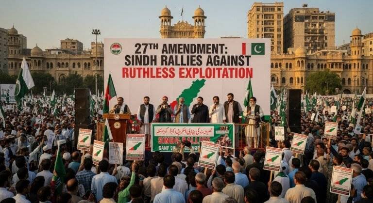 27th Amendment: Sindh Rallies Against Ruthless Exploitation