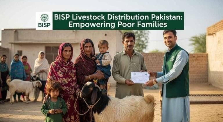 BISP Livestock Distribution Pakistan: Empowering Poor Families