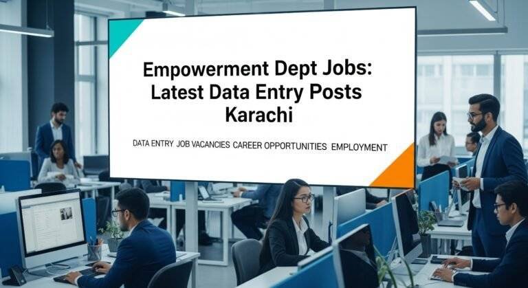 Empowerment Dept Jobs: Latest Data Entry Posts Karachi