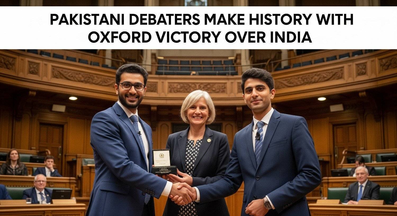 Pakistani Debaters Make History With Oxford Victory Over India