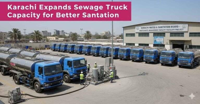 Karachi Expands Sewage Truck Capacity for Better Sanitation