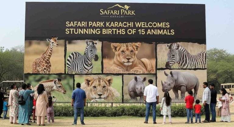 Safari Park Karachi Welcomes Stunning Births of 15 Animals