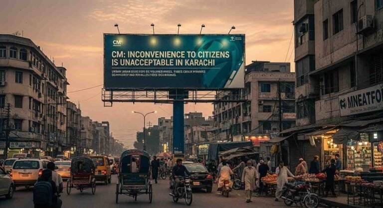 CM Murad Inconvenience to Citizens Is Unacceptable in Karachi