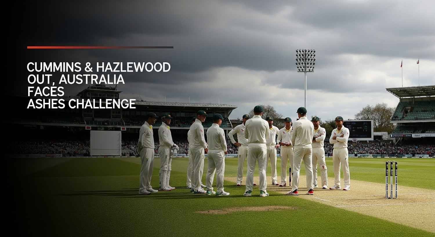 Cummins & Hazlewood Out, Australia Faces Ashes Challenge