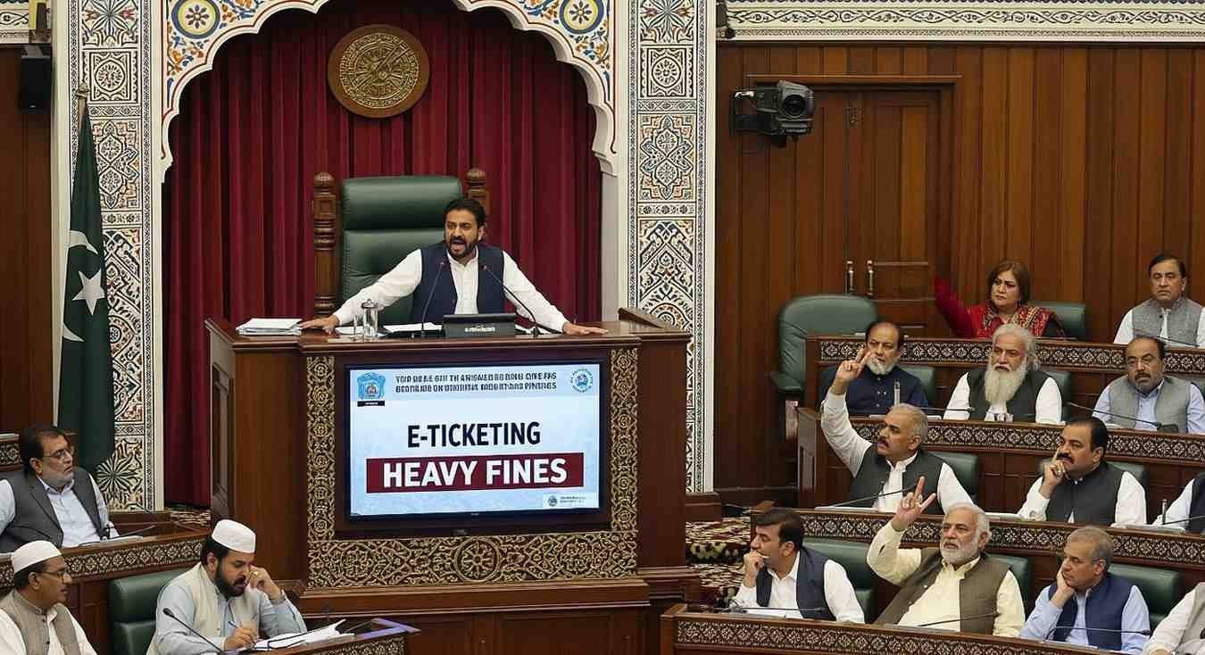 Sindh Assembly Objects to Heavy Fines Under E-Ticketing