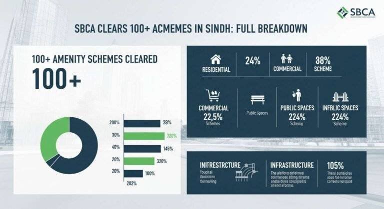 SBCA Clears 100+ Amenity Schemes in Sindh: Full BreakdownSBCA Clears 100+ Amenity Schemes in Sindh: Full Breakdown