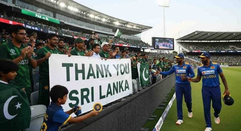 Pakistan Fans Laud Sri Lankan Cricketers for Their Kind Gesture