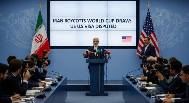 Iran Boycotts World Cup Draw Shocking US Visa Dispute