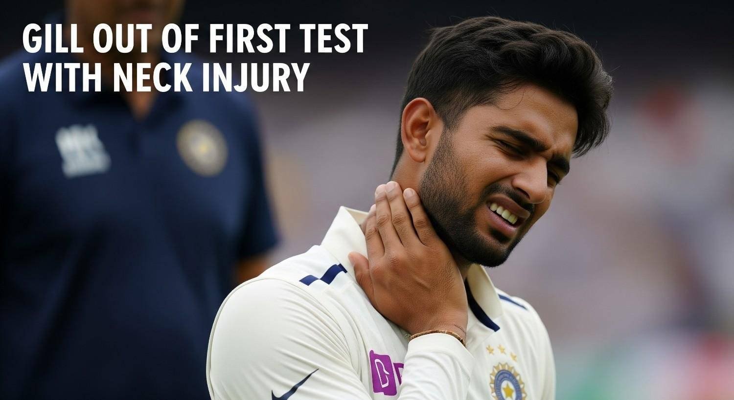 Shubman Gill Out of SA Test Due to Injury Shock