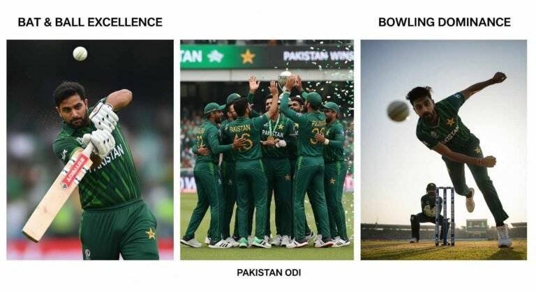 Pakistan Complete ODI Whitewash with Bat and Ball Dominance
