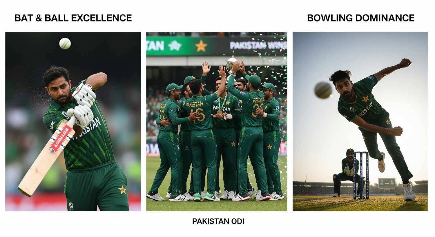 Pakistan Complete ODI Whitewash with Bat and Ball Dominance