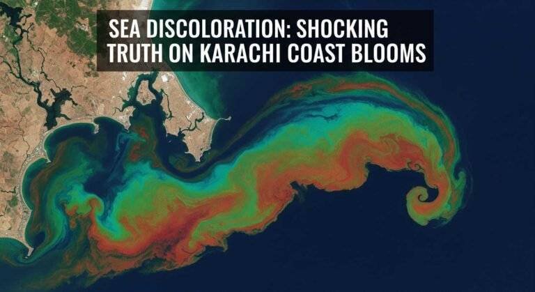 Sea Discoloration Shocking Truth on Karachi Coast Blooms