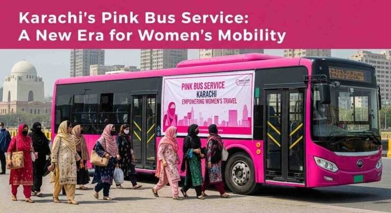 Pink Bus Service Expands to Support Women’s Travel in Karachi