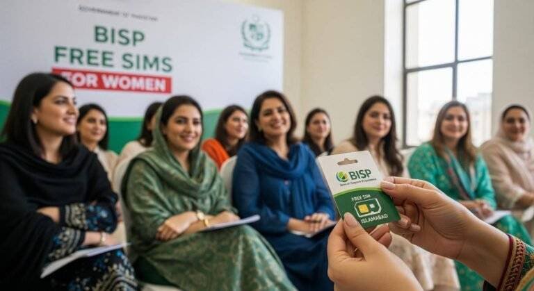 BISP Free SIMs Launched for Women in Islamabad