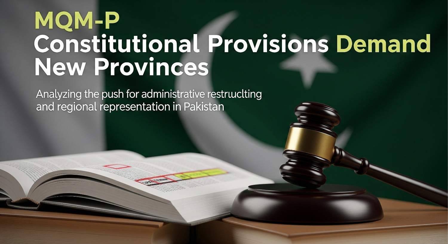 MQM-P Constitutional Provisions Demand New Provinces