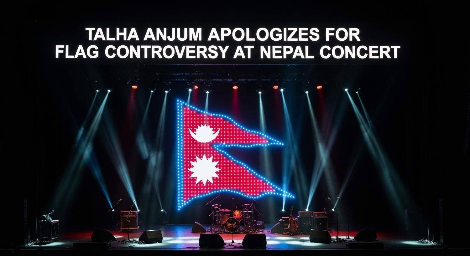 Talha Anjum Apologizes for Flag Controversy at Nepal Concert