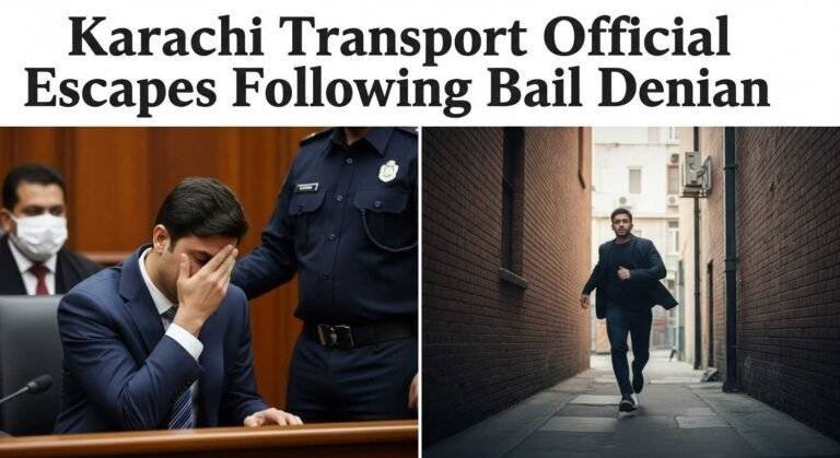 Karachi Transport Official Escapes Following Bail Denial