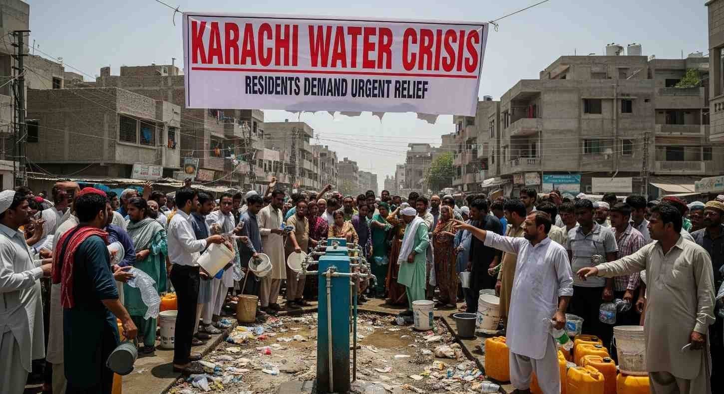 Karachi Water Crisis Residents Demand Urgent Relief
