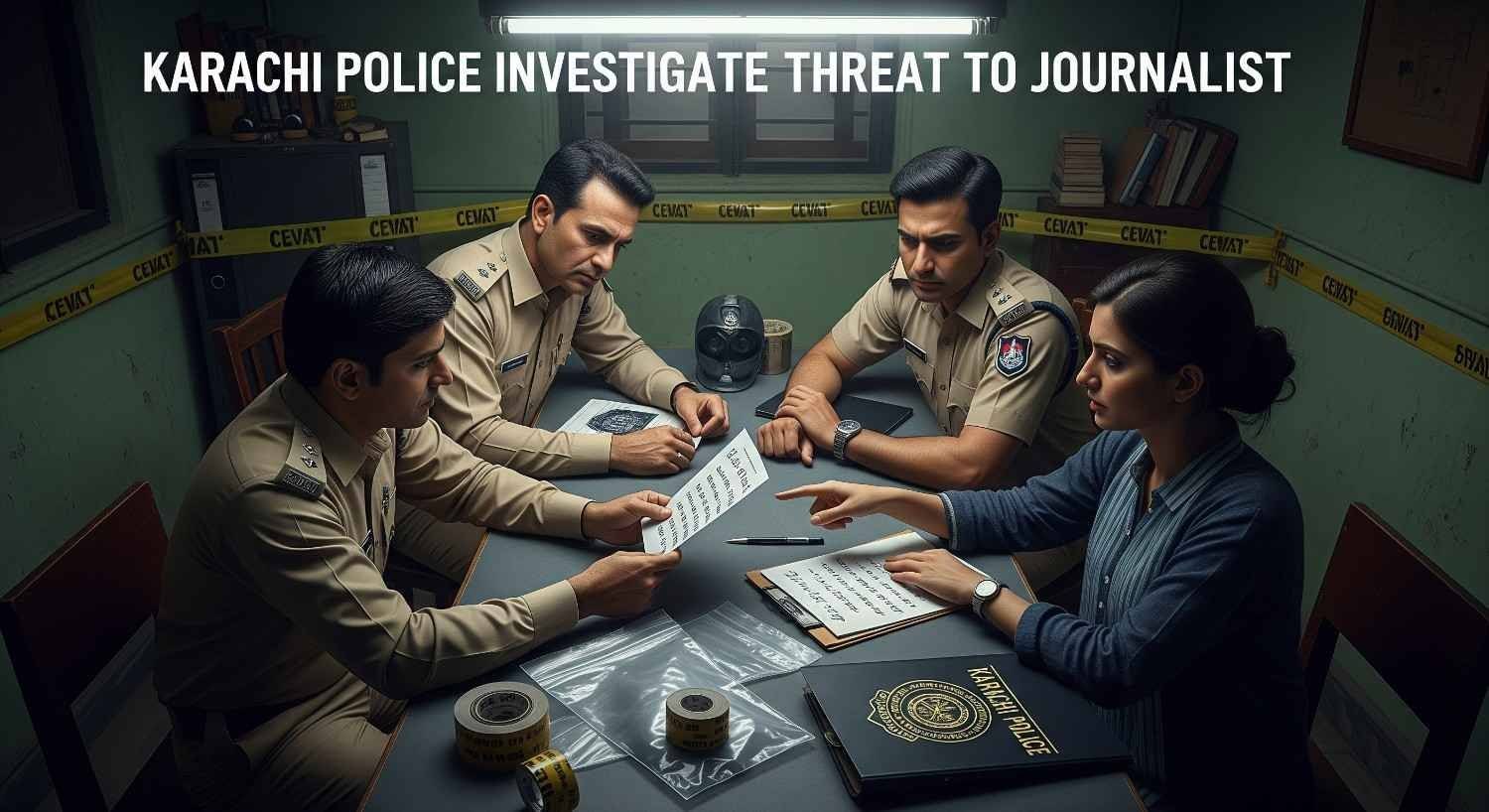 Police in Karachi Investigate Threatening Message to Journalist
