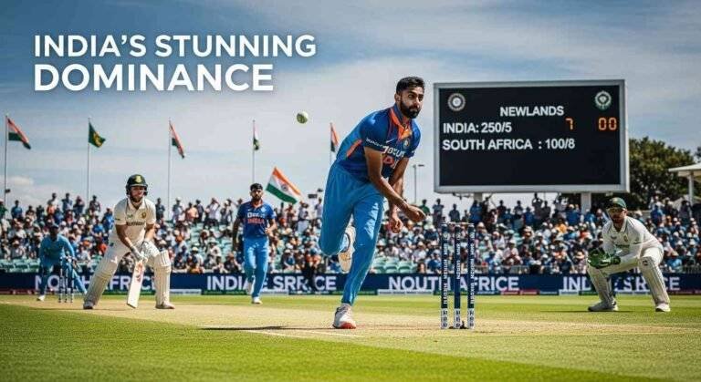 India’s Stunning Collapse South Africa Dominates Second Test
