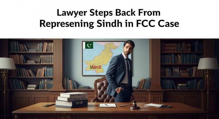 Lawyer Steps Back From Representing Sindh in FCC Case