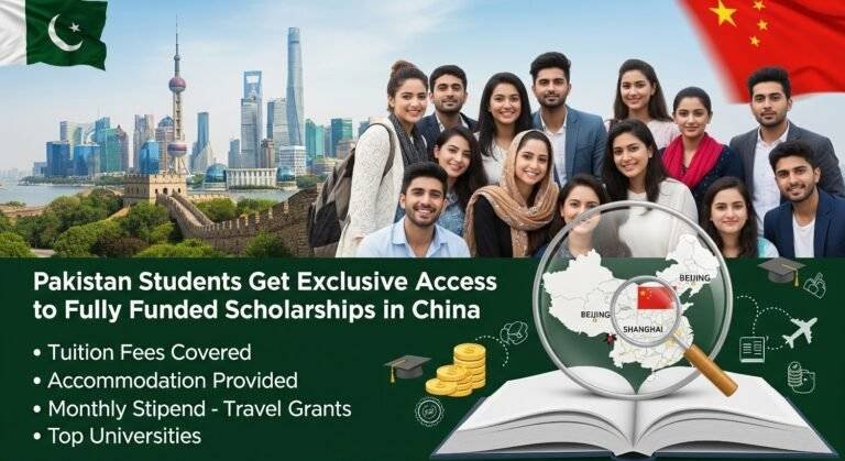 Pakistan Students Get Exclusive Access to Fully Funded Scholarships in China