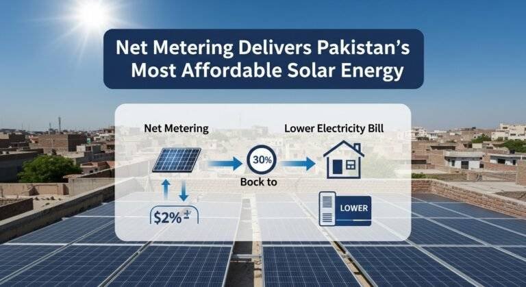 Net Metering Delivers Pakistan’s Most Affordable Solar Energy