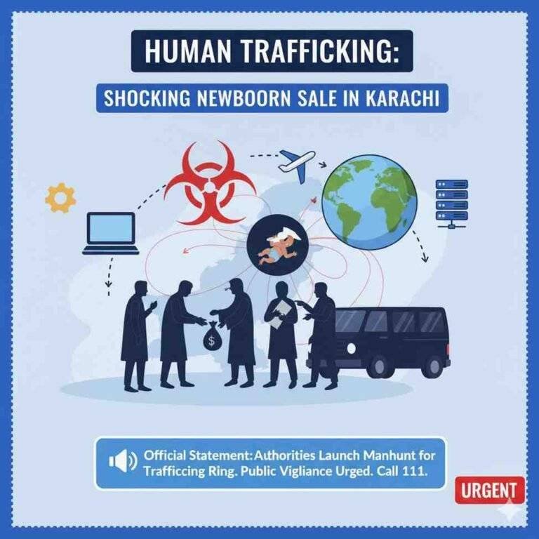 Human Trafficking: Shocking Newborn Sale in Karachi