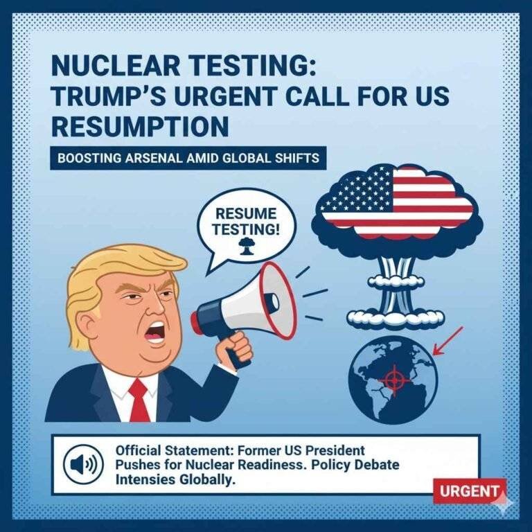 Nuclear Testing: Trump's Urgent Call For US Resumption