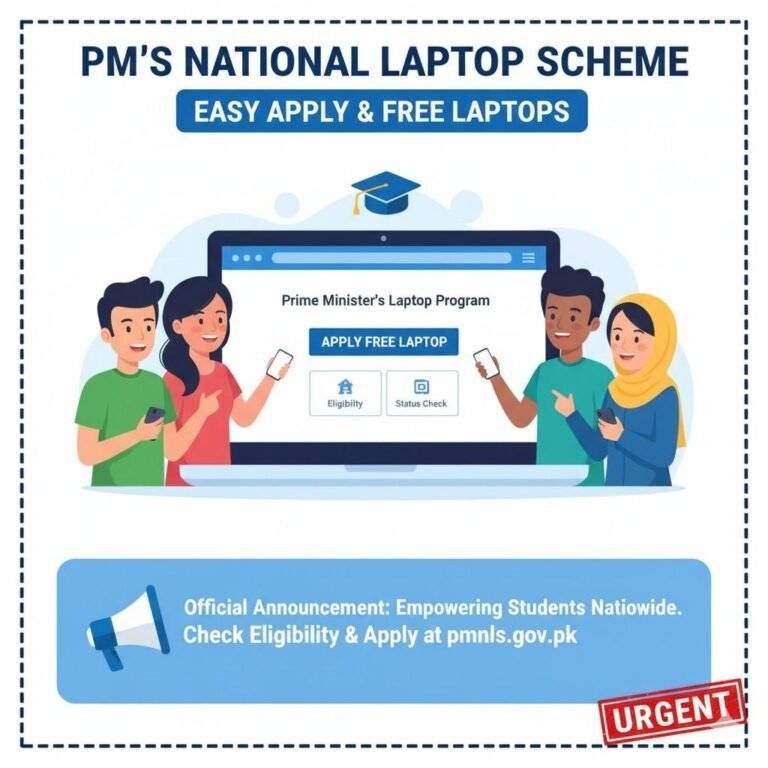 PM's National Laptop Scheme Easy Apply & Free Laptops
