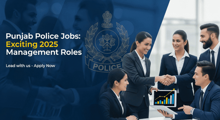 Punjab Police Jobs Exciting 2025 Management Roles