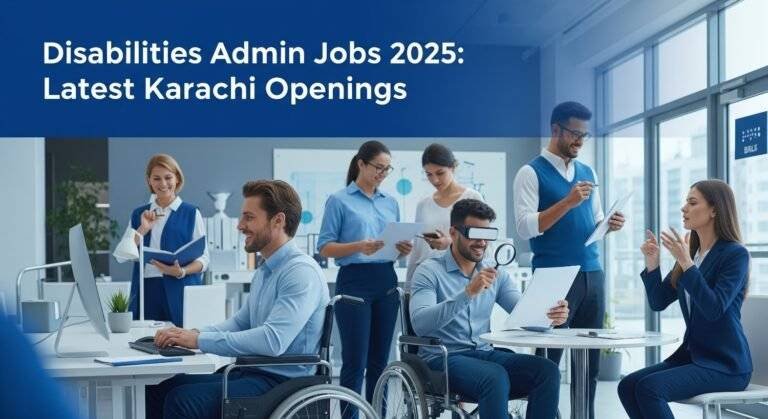 Disabilities Admin Jobs 2025: Latest Karachi Openings