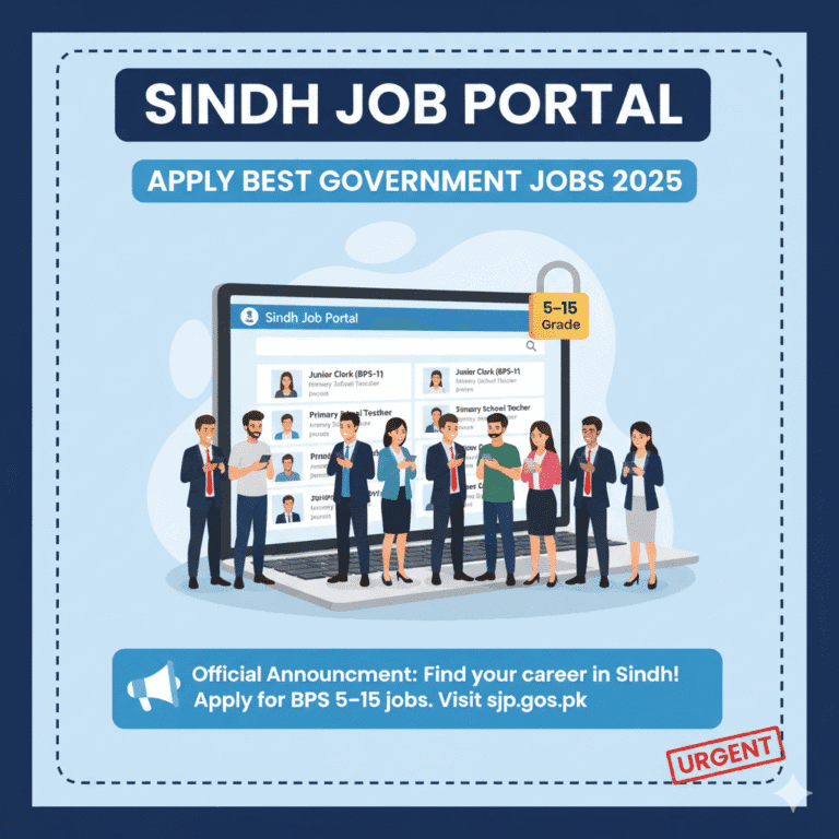 Sindh Job Portal: Apply Best Government Jobs 2025