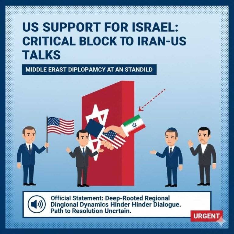 US Support for Israel: Critical Block to Iran-US Talks